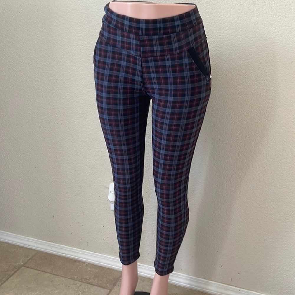 Plaid Purple Pants